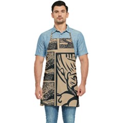 Artistic Psychedelic Kitchen Apron by Modalart