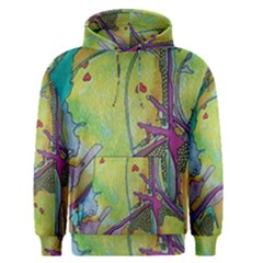 Green Peace Sign Psychedelic Trippy Men s Core Hoodie by Modalart