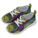 Green Peace Sign Psychedelic Trippy Running Shoes View2