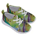 Green Peace Sign Psychedelic Trippy Running Shoes View3