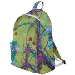 Green Peace Sign Psychedelic Trippy The Plain Backpack