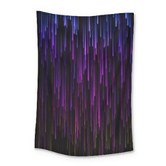 Stars Are Falling Electric Abstract Small Tapestry