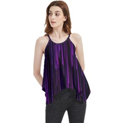 Stars Are Falling Electric Abstract Flowy Camisole Tank Top by Modalart