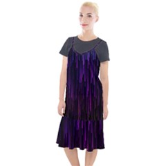 Stars Are Falling Electric Abstract Camis Fishtail Dress by Modalart