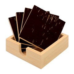 Stars Are Falling Electric Abstract Bamboo Coaster Set by Modalart