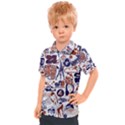 Artistic Psychedelic Doodle Kids  Polo T-Shirt View1