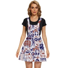 Artistic Psychedelic Doodle Apron Dress by Modalart