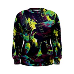 Artistic Psychedelic Abstract Women s Sweatshirt