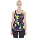 Artistic Psychedelic Abstract Piece Up Tank Top View1