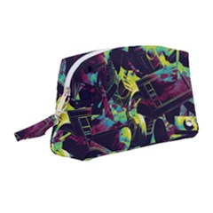 Artistic Psychedelic Abstract Wristlet Pouch Bag (medium) by Modalart