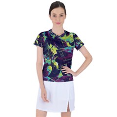 Artistic Psychedelic Abstract Women s Sports Top by Modalart