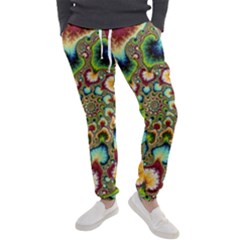 Colorful Psychedelic Fractal Trippy Men s Jogger Sweatpants