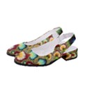 Colorful Psychedelic Fractal Trippy Women s Classic Slingback Heels View2