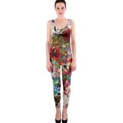 Valentine s Day Heart Artistic Psychedelic One Piece Catsuit