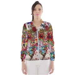 Valentine s Day Heart Artistic Psychedelic Women s Windbreaker