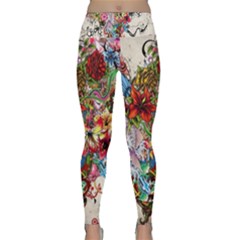 Valentine s Day Heart Artistic Psychedelic Lightweight Velour Classic Yoga Leggings