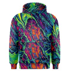 Color Colorful Geoglyser Abstract Holographic Men s Core Hoodie by Modalart