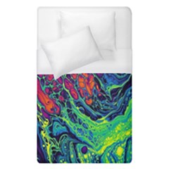 Color Colorful Geoglyser Abstract Holographic Duvet Cover (single Size) by Modalart