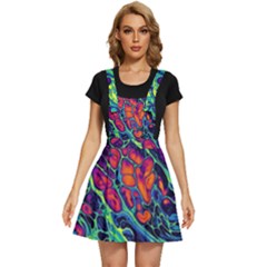 Color Colorful Geoglyser Abstract Holographic Apron Dress by Modalart