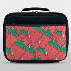 Texture Sweet Strawberry Dessert Food Summer Pattern Lunch Bag