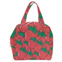 Texture Sweet Strawberry Dessert Food Summer Pattern Boxy Hand Bag View1