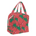 Texture Sweet Strawberry Dessert Food Summer Pattern Boxy Hand Bag View3