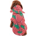 Texture Sweet Strawberry Dessert Food Summer Pattern Dog Coat View2