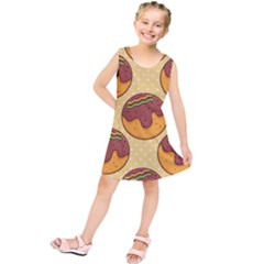 Takoyaki Food Seamless Pattern Kids  Tunic Dress by Sarkoni