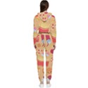 Fast Junk Food  Pizza Burger Cool Soda Pattern Cropped Zip Up Lounge Set View2