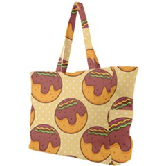 Takoyaki Food Seamless Pattern Simple Shoulder Bag by Sarkoni