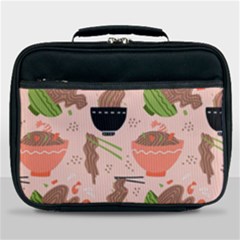 Doodle Yakisoba Seamless Pattern Lunch Bag by Sarkoni