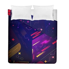 Vector Design Gamming Sytle Retro Art Pattern Duvet Cover Double Side (full/ Double Size) by Sarkoni