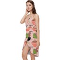 Doodle Yakisoba Seamless Pattern Wrap Frill Dress View2