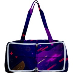 Vector Design Gamming Sytle Retro Art Pattern Multi Function Bag