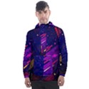 Vector Design Gamming Sytle Retro Art Pattern Men s Front Pocket Pullover Windbreaker View1