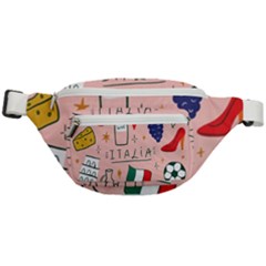 Food Pattern Italia Fanny Pack by Sarkoni