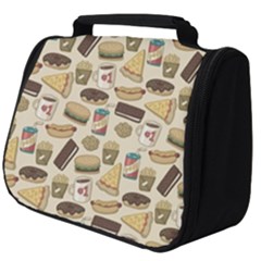 Junk Food Hipster Pattern Full Print Travel Pouch (big) by Sarkoni