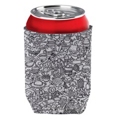 Food Doodle Pattern Can Holder by Sarkoni