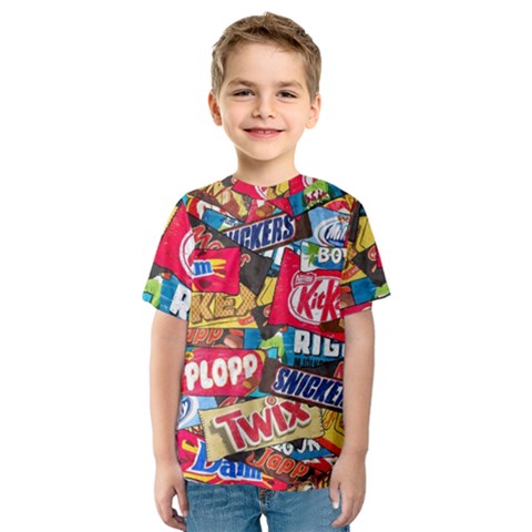 Pop Art Food Cute Patterns Kids  Sport Mesh T-shirt by Sarkoni