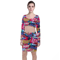 Pop Art Food Cute Patterns Top And Skirt Sets by Sarkoni