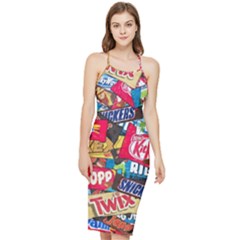 Pop Art Food Cute Patterns Bodycon Cross Back Summer Dress by Sarkoni