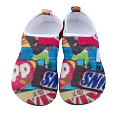 Pop Art Food Cute Patterns Men s Sock-style Water Shoes