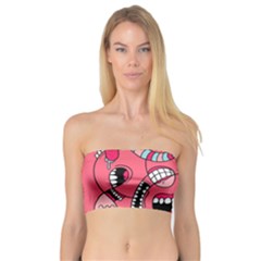 Big Mouth Worm Bandeau Top by Dutashop