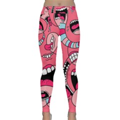 Big Mouth Worm Classic Yoga Leggings by Dutashop