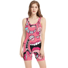 Big Mouth Worm Women s Wrestling Singlet by Dutashop