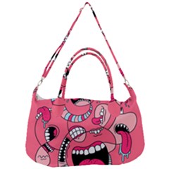 Big Mouth Worm Removable Strap Handbag by Dutashop