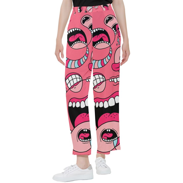 Big Mouth Worm Women s Pants 