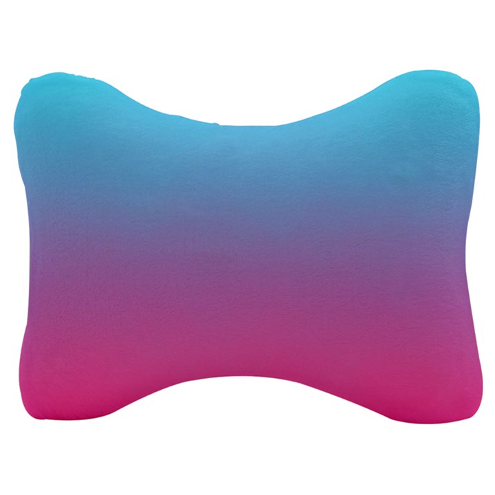 Blue Pink Purple Velour Seat Head Rest Cushion