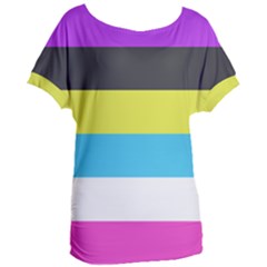 Bigender Flag Copy Women s Oversized T-shirt by Dutashop