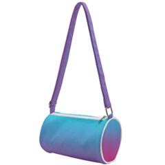 Blue Pink Purple Mini Cylinder Bag